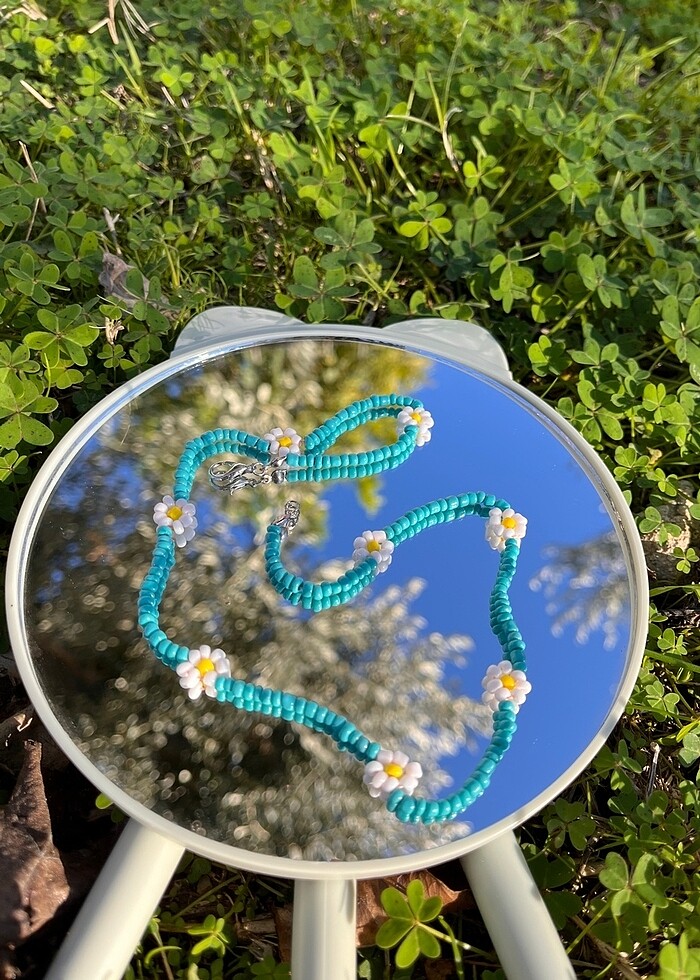 Papatya kolye - Görsel 3