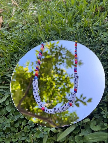 Twist Yazılı kolye