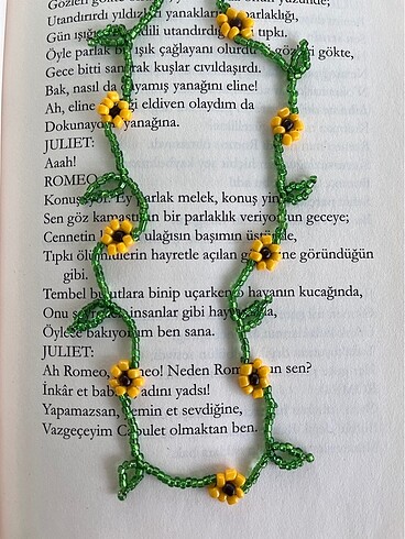 Ayçiçeği kolye