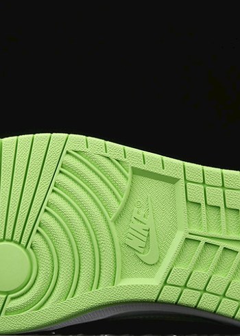 Nike air jordan yeşil siyah orijinal