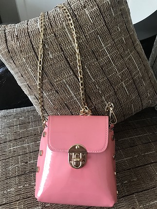27 Beden pembe Renk Pembe çanta