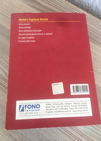 Modern İngilizce-Türkçe Sözlük - Görsel 2