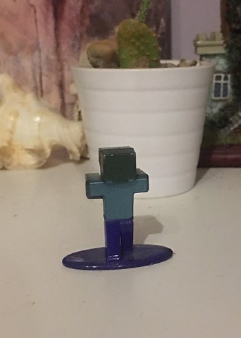 Parlak Mavi Minecraft Aksiyon Figürü