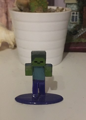 Parlak Mavi Minecraft Aksiyon Figürü