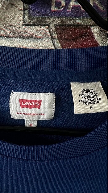 m Beden lacivert Renk LEVİS SWEATER