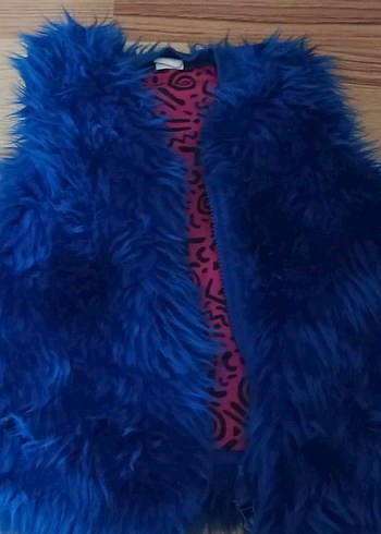 Soo Be Peluş Yelek ve Çanta - Görsel 2