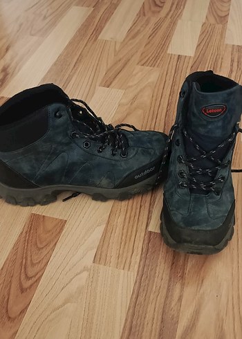 Letoon Lacivert Bağcıklı Erkek Kauçuk Bot - Görsel 2