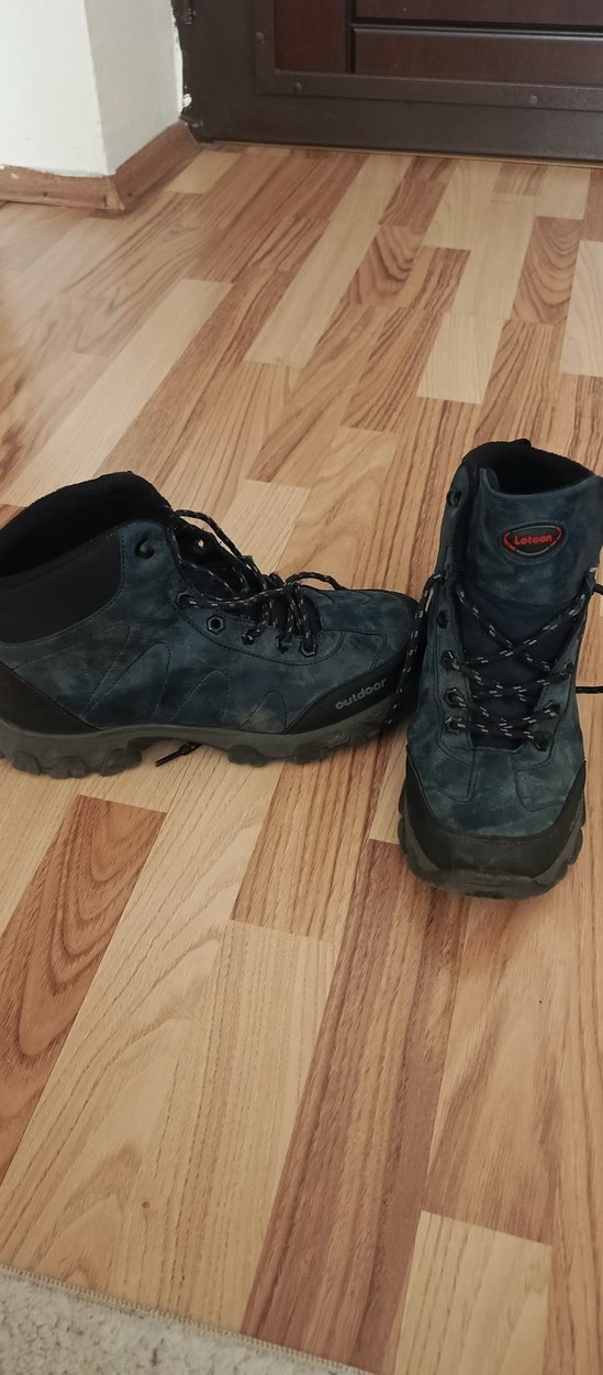 Letoon Lacivert Bağcıklı Erkek Kauçuk Bot - Görsel 2