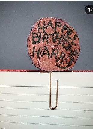 #Harry Potter temalı kitap ayraci