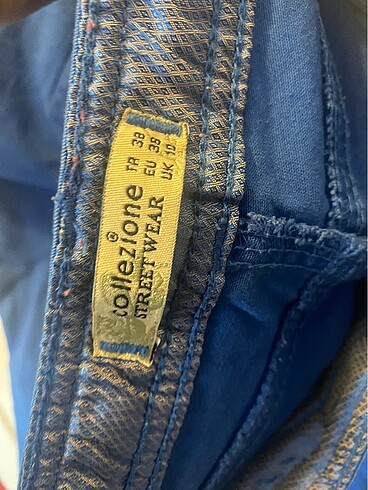 38 Beden Collezione Saks Mavisi Jean Pantolon