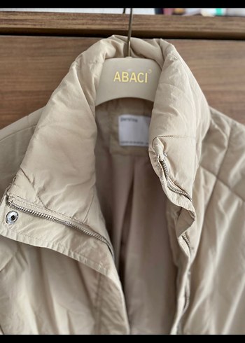 Bershka Bej Kadın Kısa Keten Ceket