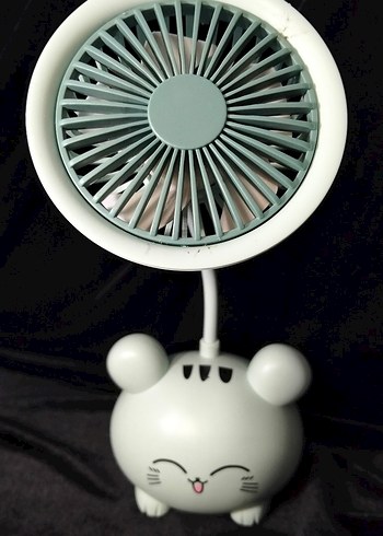 Yeşil Mini Masaüstü Fan - Görsel 3