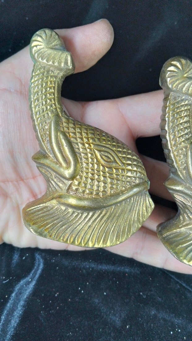 antika çift karyola başlığı filler - Görsel 3