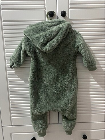 6-9 Ay Beden yeşil Renk Civil erkek bebek peluş tulum 6-9 ay