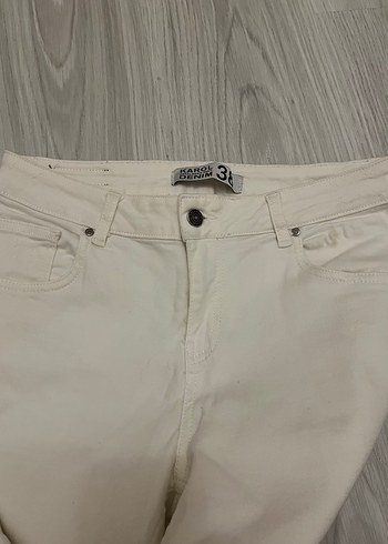 American Vintage Beyaz Regular Fit Midi Kot