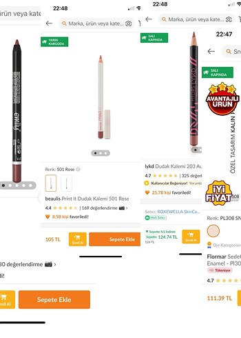 Oje ve dudak kalemi set - Görsel 3