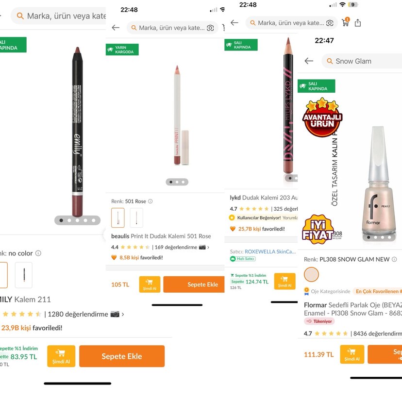 Oje ve dudak kalemi set - Görsel 3