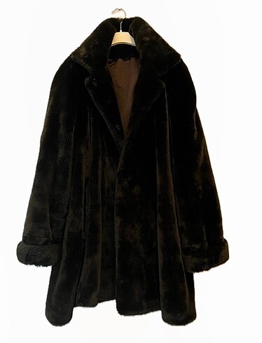 Acı Kahve Oversize Kürk