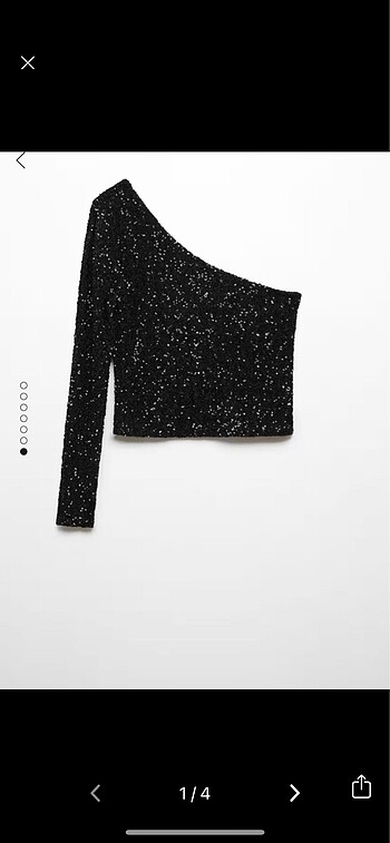 MANGO PAYETLİ BLUZ