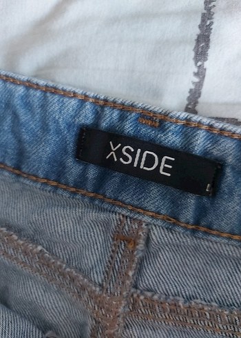 40 Beden Mavi Denim Mini Etek ve Şort Etek