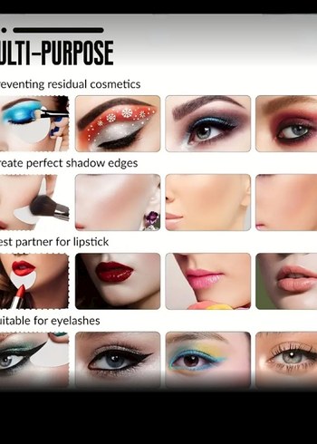 Beyaz Göz Altı Makyaj Koruyucu Ped - Görsel 2