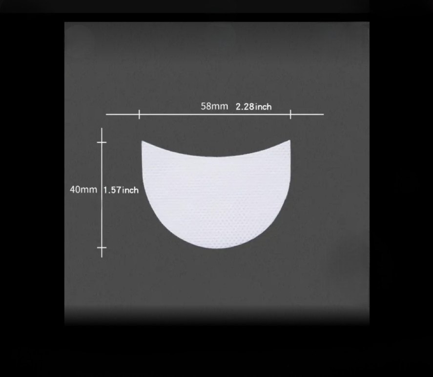 Beyaz Göz Altı Makyaj Koruyucu Ped - Görsel 5