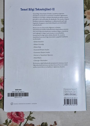 Temel Bilgi Teknolojileri-II Kitabı - Görsel 2