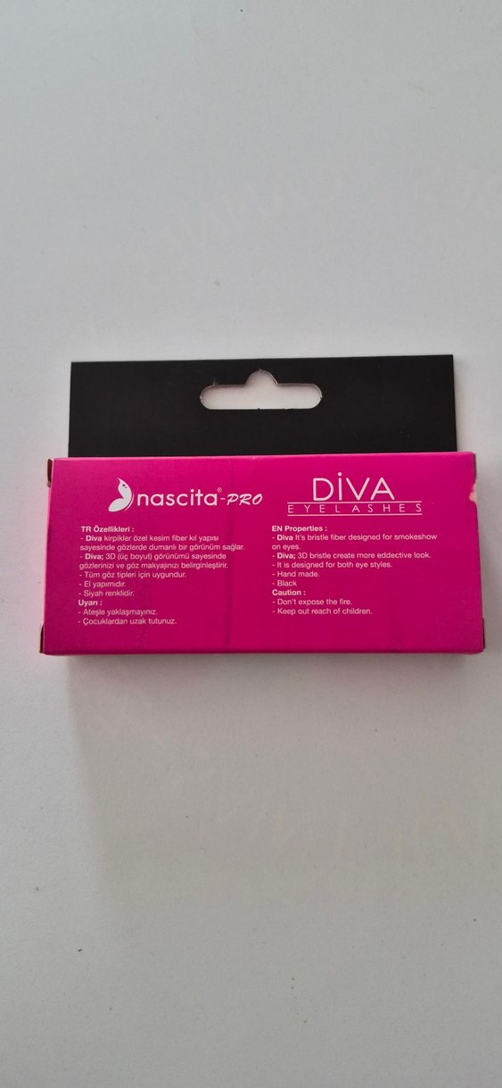 Renkli Pembe Nascita Pro Diva Takma Kirpik - Görsel 3