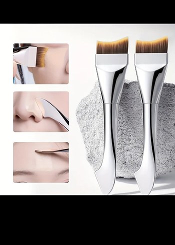 Balık Kuyruğu Çift Taraflı Yüz fırçası - Görsel 2