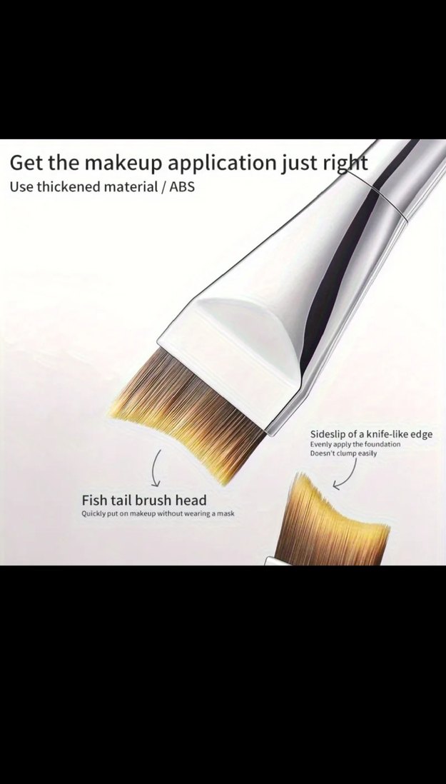 Balık Kuyruğu Çift Taraflı Yüz fırçası - Görsel 4