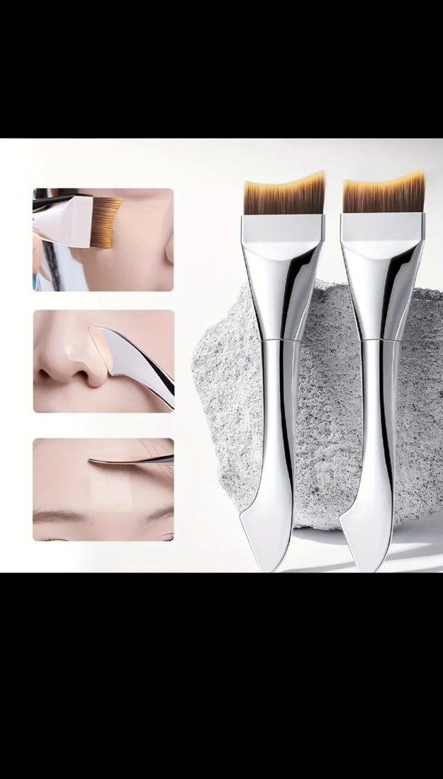 Balık Kuyruğu Çift Taraflı Yüz fırçası - Görsel 2