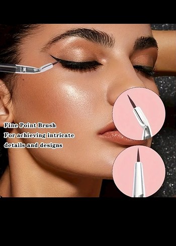 7 Parça Siyah Makyaj Fırça Seti - Görsel 2