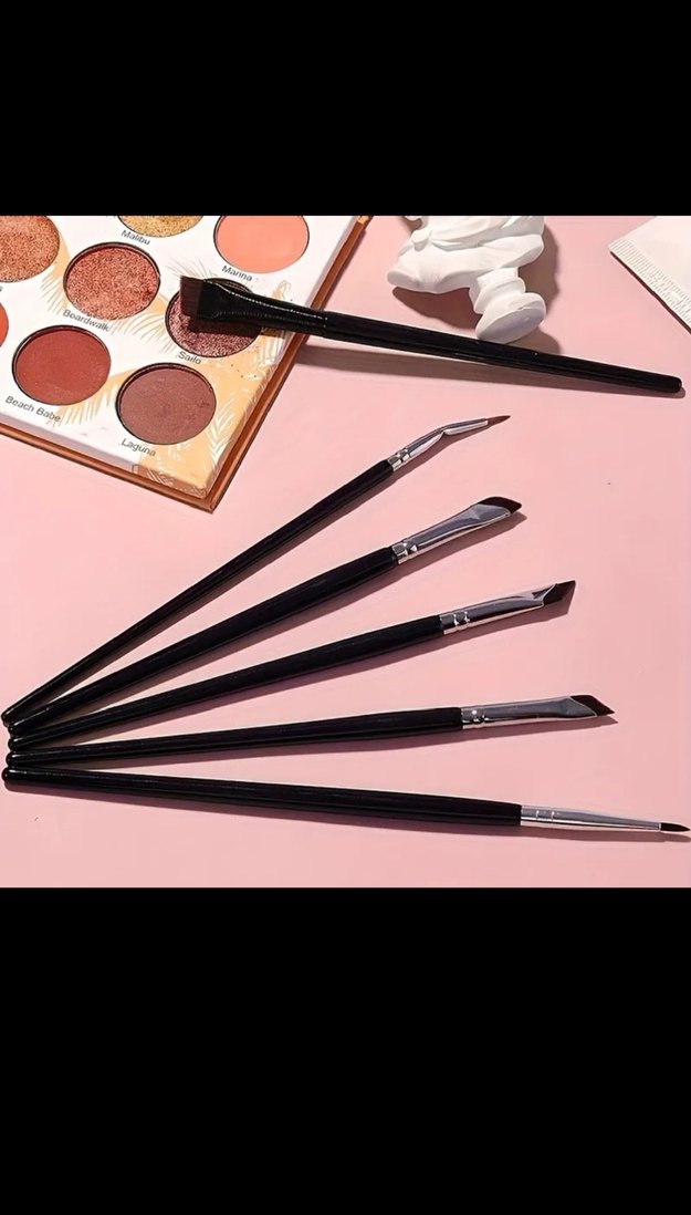 7 Parça Siyah Makyaj Fırça Seti - Görsel 4