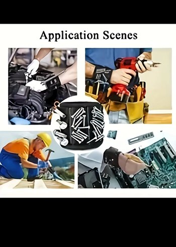 Kırmızı Mıknatıslı Bileklik - Görsel 6