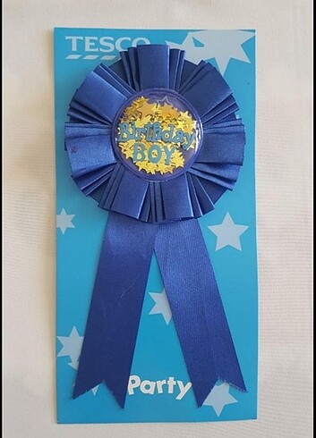 Doğumgünü Rozeti ve Pasta Süsleri - Görsel 3