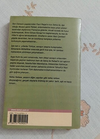 Ayşe Kulin, Nefes Nefese, Kitap