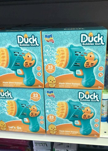Renkli Ördek Köpük Tabancası 3+