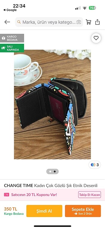 Renkli cüzdan - Görsel 2