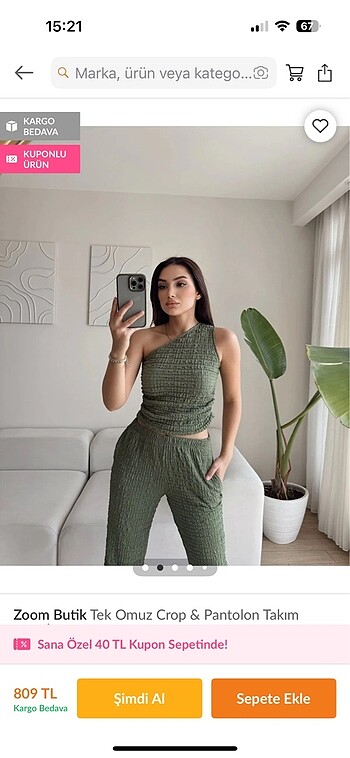 Bluz pantolon takım