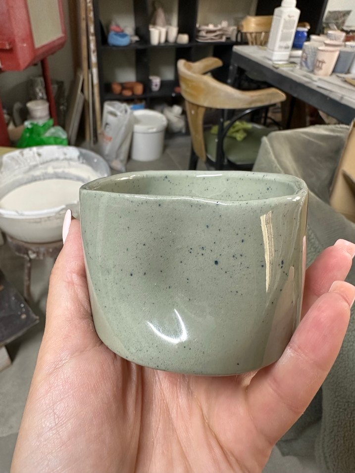 Pastel Mavi Seramik Bardak - Görsel 2