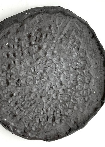 El yapımı premium siyah tabak - Görsel 3