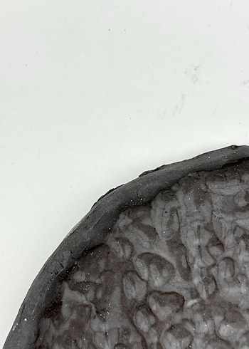 El yapımı premium siyah tabak - Görsel 2