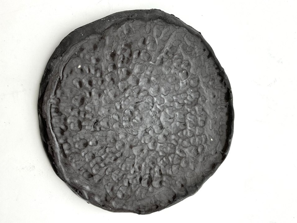 El yapımı premium siyah tabak - Görsel 3