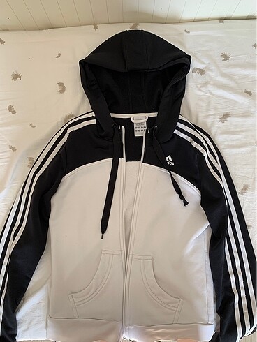 adidas çizgili hırka