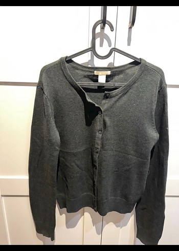 s Beden H&M koyu haki hırka