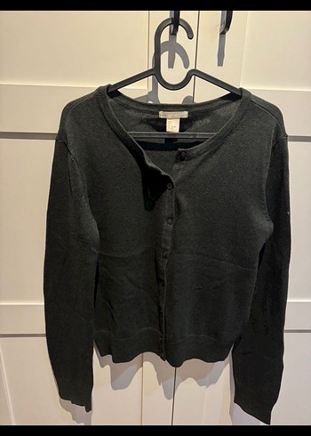 H&M koyu haki hırka
