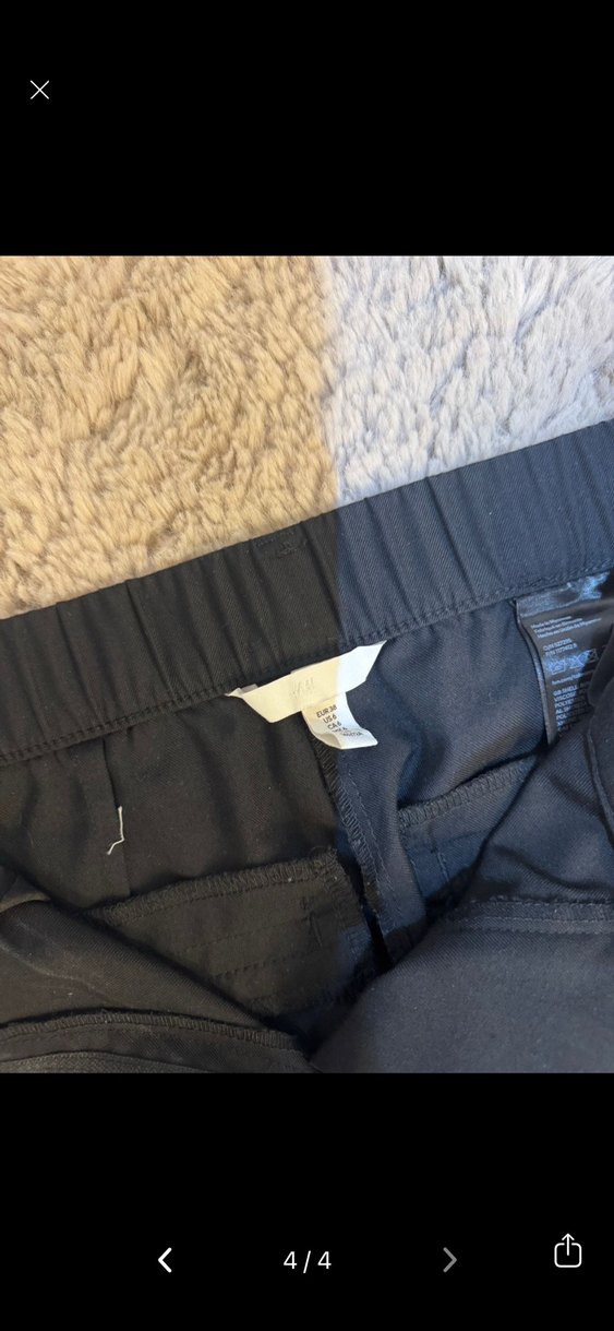 H&M lacivert pantolon - Görsel 4