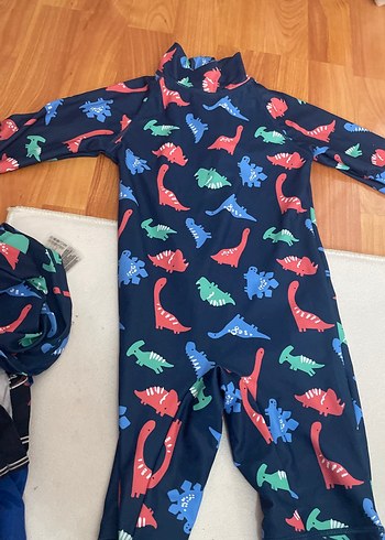 Erkek Çocuk Dinozor Desenli Uzun Kollu Mayo - Görsel 2