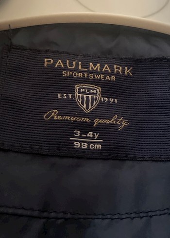 Düğmeli erkek Çocuk Lacivert Mont - Görsel 3