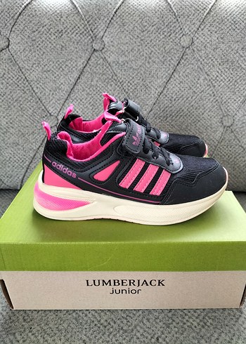 Kız Çocuk Pembe Renkli Spor Ayakkabı